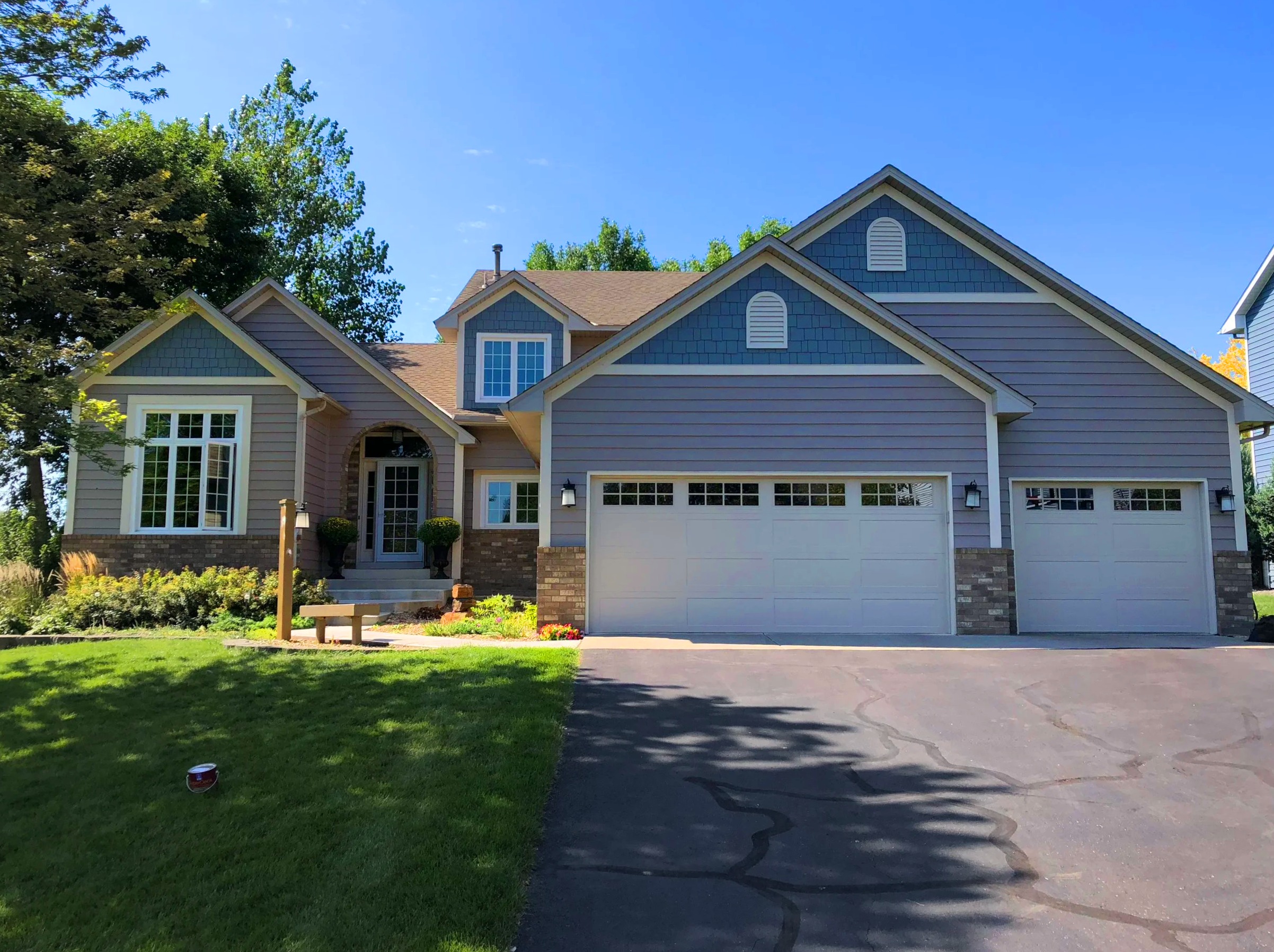 Maple Grove Exterior, finished by Maki Painting & Maintenance